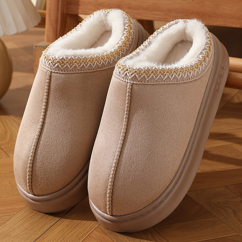 Women's Casual Comfort Warm Lining Anti-Slip Slippers