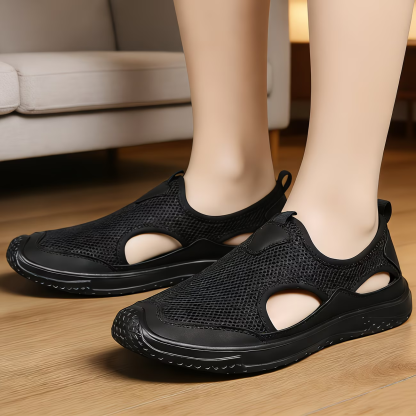 Men's Breathable Hollow-Out Slip-On Sports Shoes Sandals for Daily, Casual, Beach, Hiking & Outdoor