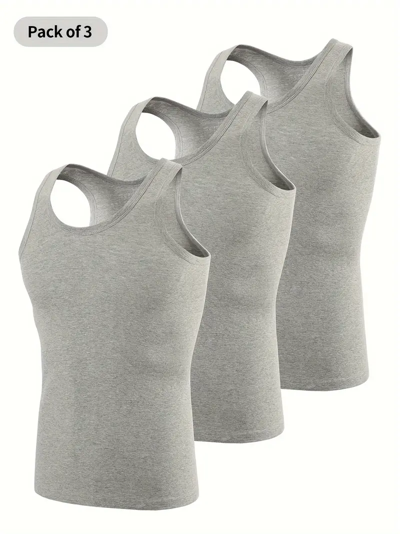 mens cotton casual breathable comfy sleeveless tank tops quick drying sports vest mens summer clothes outfits mens undershirts tops details 0