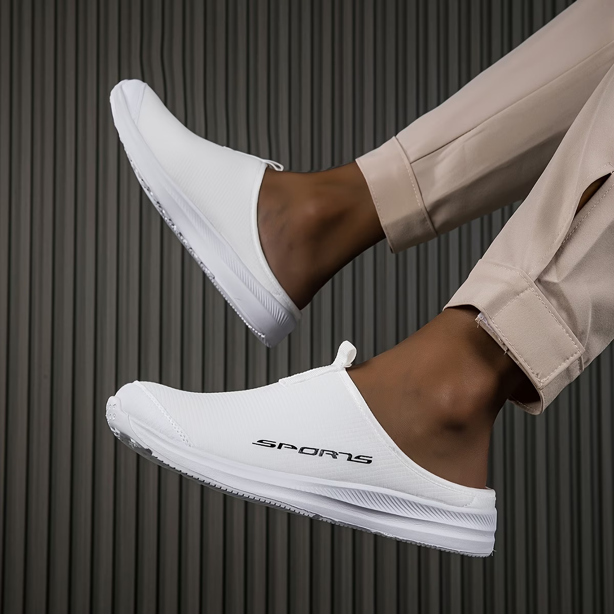 Unisex Breathable & Comfortable Slip-On Shoes Slippers for Indoor/Outdoor