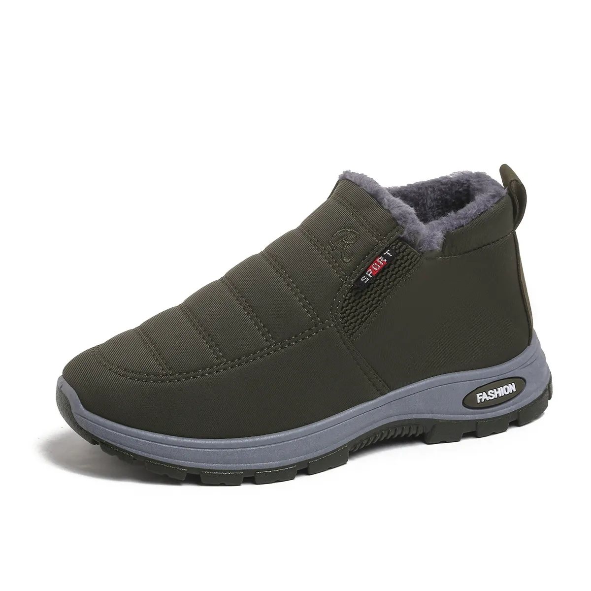 Unisex Fleece‑Lined Water‑Resistant Non‑Slip Winter Snow Boots Outdoor Boots