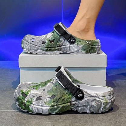 Men's Trendy Non-Slip Closed-Toe Sandals Beach Shoes