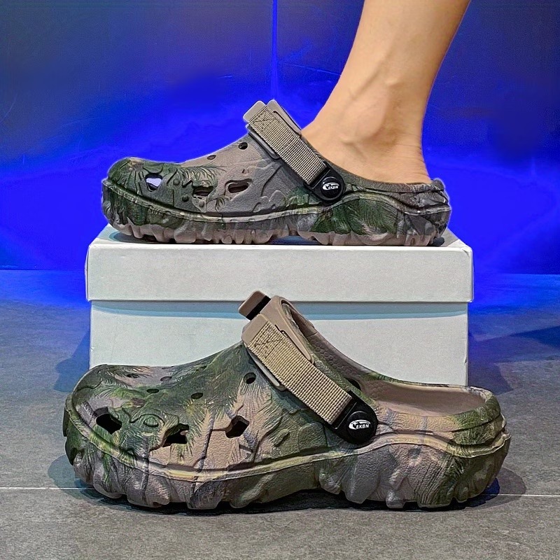 Men's Trendy Non-Slip Closed-Toe Sandals Beach Shoes