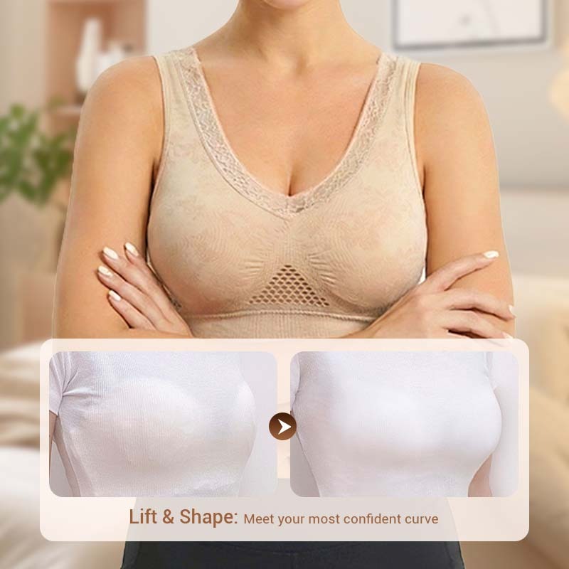 🎉🔥Pay 1 Get 3 - Lace wireless bra that provides excellent support