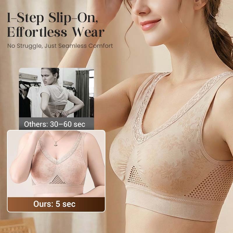 🎉🔥Pay 1 Get 3 - Lace wireless bra that provides excellent support