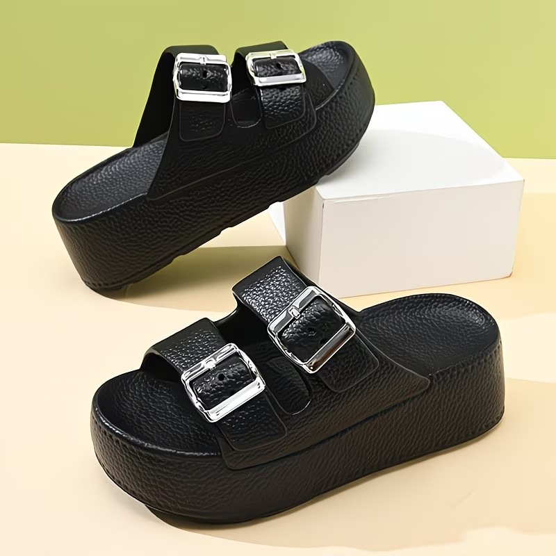 Women's Fashion Anti-Slip Height-Increasing Platform Slippers Beach Sandals
