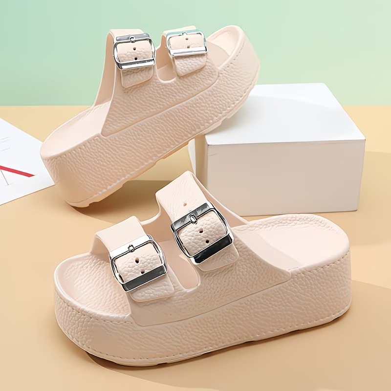 Women's Fashion Anti-Slip Height-Increasing Platform Slippers Beach Sandals