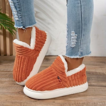 Unisex Cozy & Warm Winter Slippers Slip-On Indoor/Outdoor House Shoes