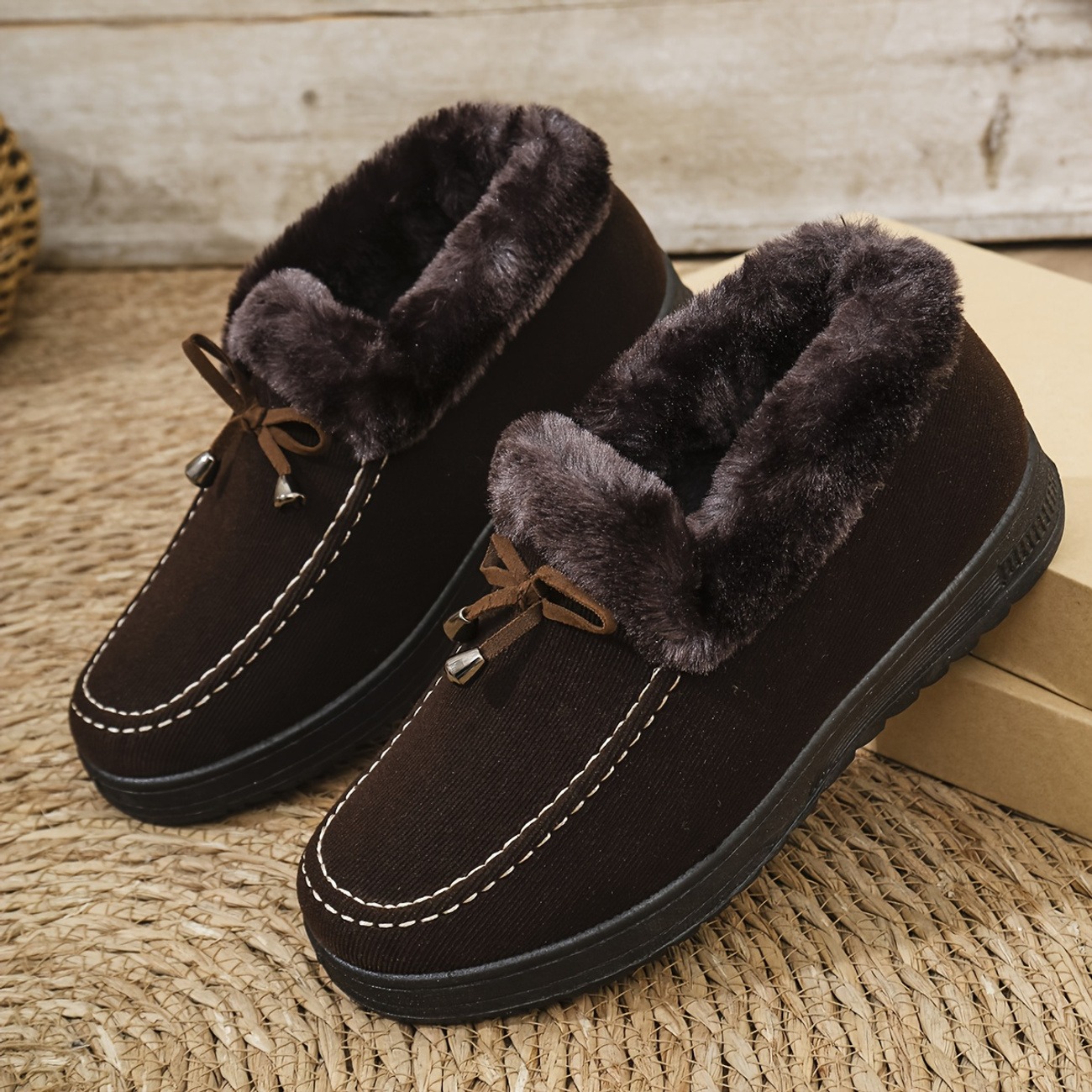 Women's Fleece Lined Winter Loafers