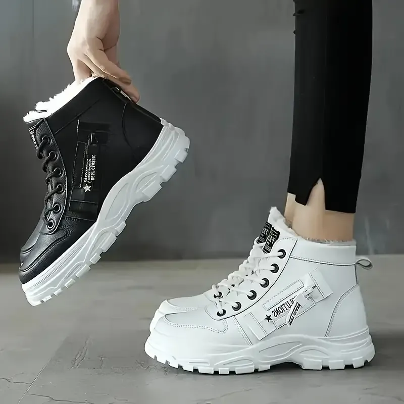 💥Last Day Promotion 70% OFF - Women Wool Lined Water Resistant Non-Slip Snow Boots