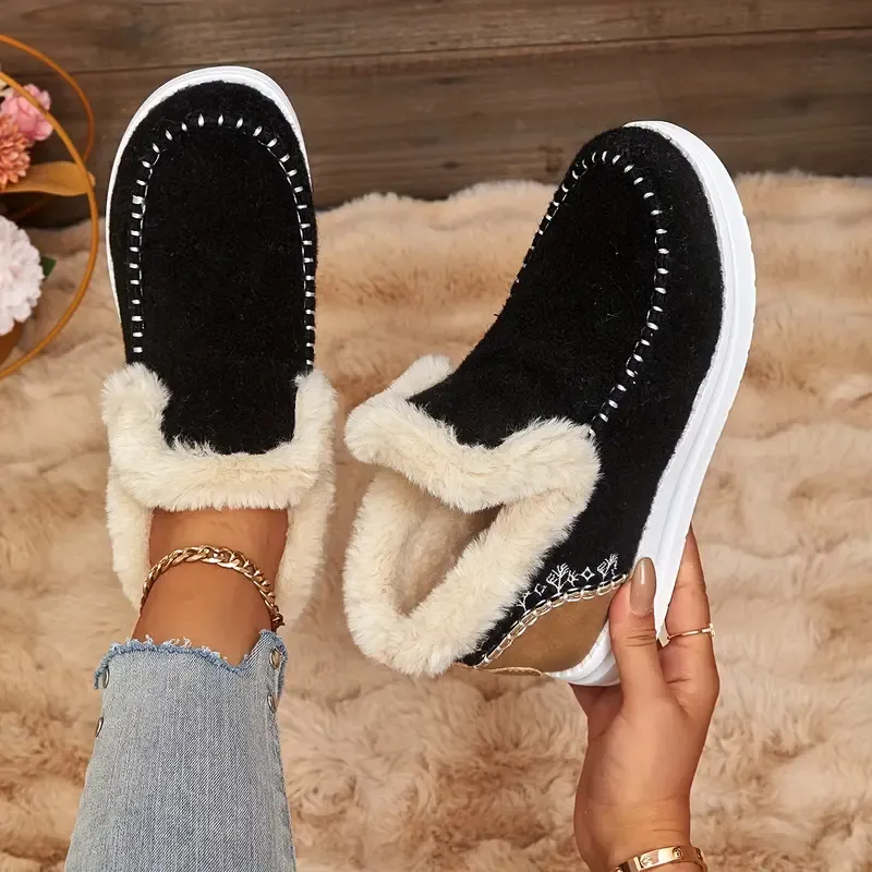 Winter Sale 50% OFF - Fleece Lining Warm & Cozy Winter Orthopedic Shoes for Women