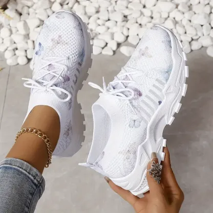 🔥LAST DAY PROMOTION 50% OFF - Women's Butterfly Pattern Sneakers