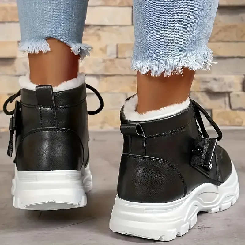 💥Last Day Promotion 70% OFF - Women Wool Lined Water Resistant Non-Slip Snow Boots