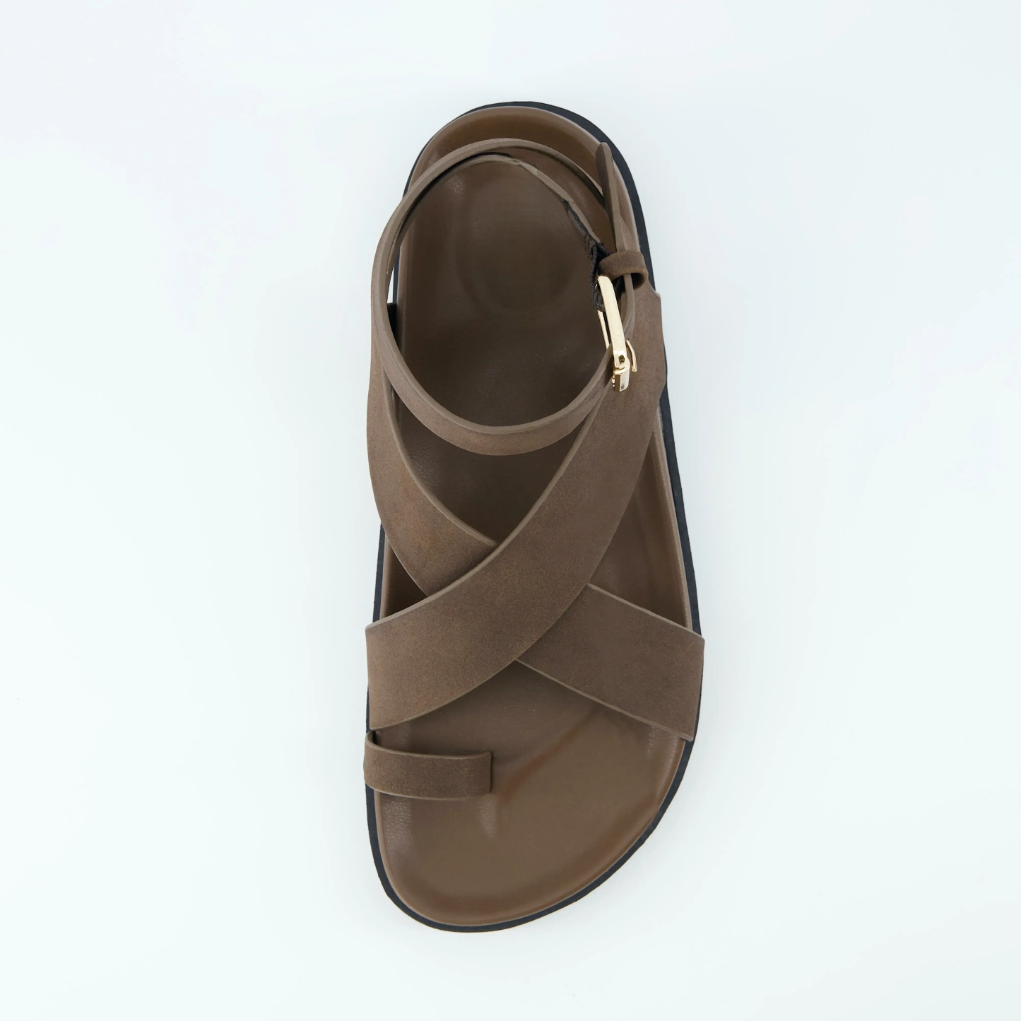 Women's Wedge Platform Sandals | Eco-Leather Casual Summer Walking Footwear | Memory Foam Insole | Non-Slip
