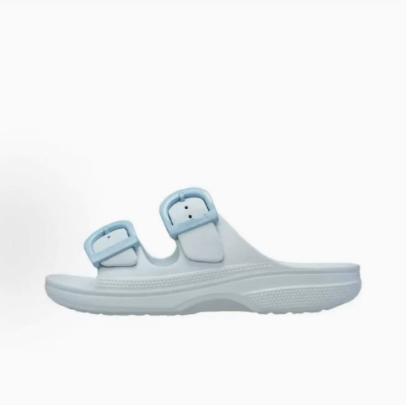 Women's Double Buckle Comfortable Slides – Walk Taller, Feel Nothing