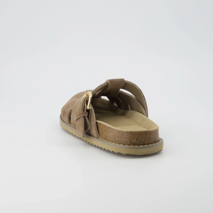 Women's Leather Fisherman Sandals - Soft and Smooth Genuine Suede Slip On Closed Toe