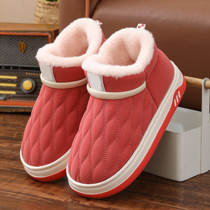 🔥Christmas Hot Sale 50% OFF-Women's winter waterproof leather and fleece cotton shoes