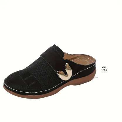 🔥LAST DAY PROMOTION 50% OFF -Women's Casual Wedge Orthopedic Slippers