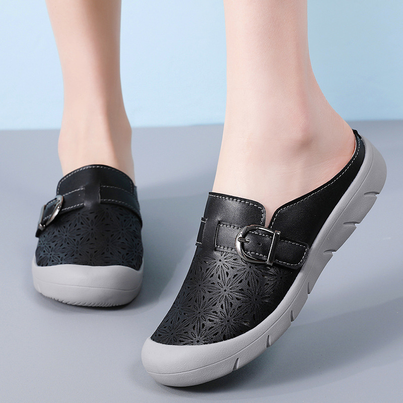 💖Last Day Promotion 60% OFF - Women's Slip-on Leather Soft-soled Shoes
