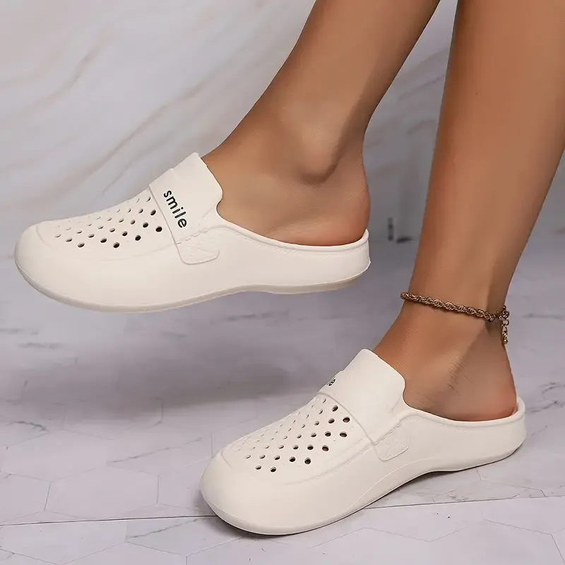 Indoor & Outdoor Solid Color Lightweight Anti-Slip EVA Slide Shoe