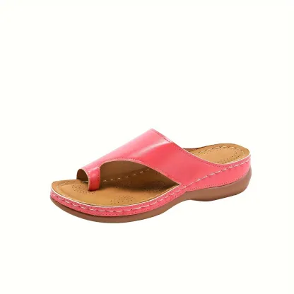 😍Last Day 50% OFF😍 - Women's Slope Heel Leather Sandals