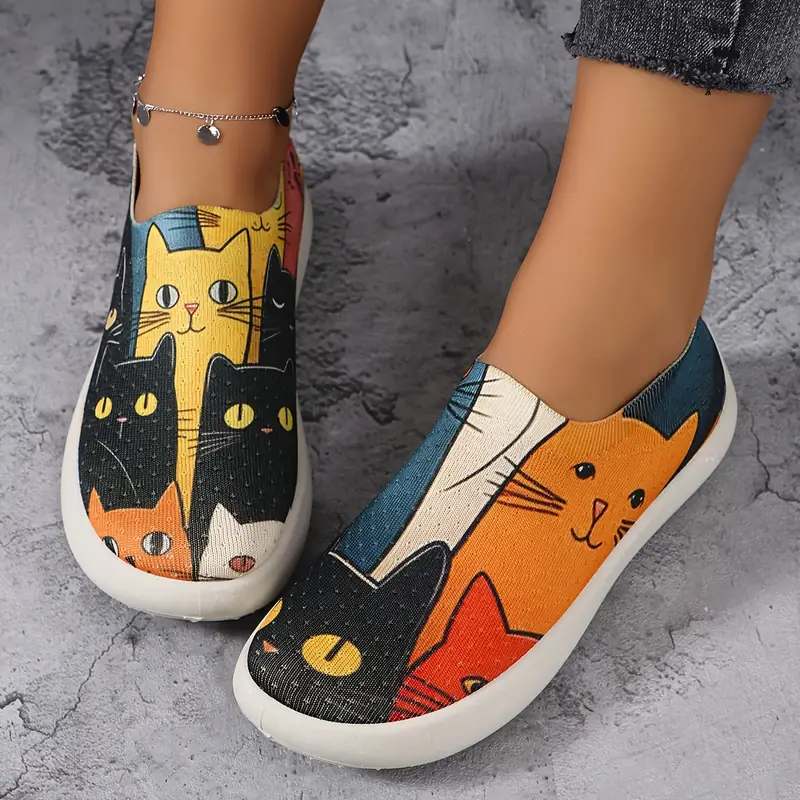 Funny Cat Sneakers – For Cat Lovers Who Seek Comfort and Style 🐾 ! 😺