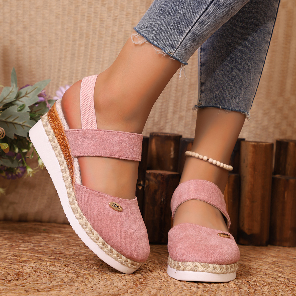 🔥LAST DAY PROMOTION 50% OFF - WOMEN'S LEATHER PLATFORM WEDGE ORTHOPEDIC SANDALS