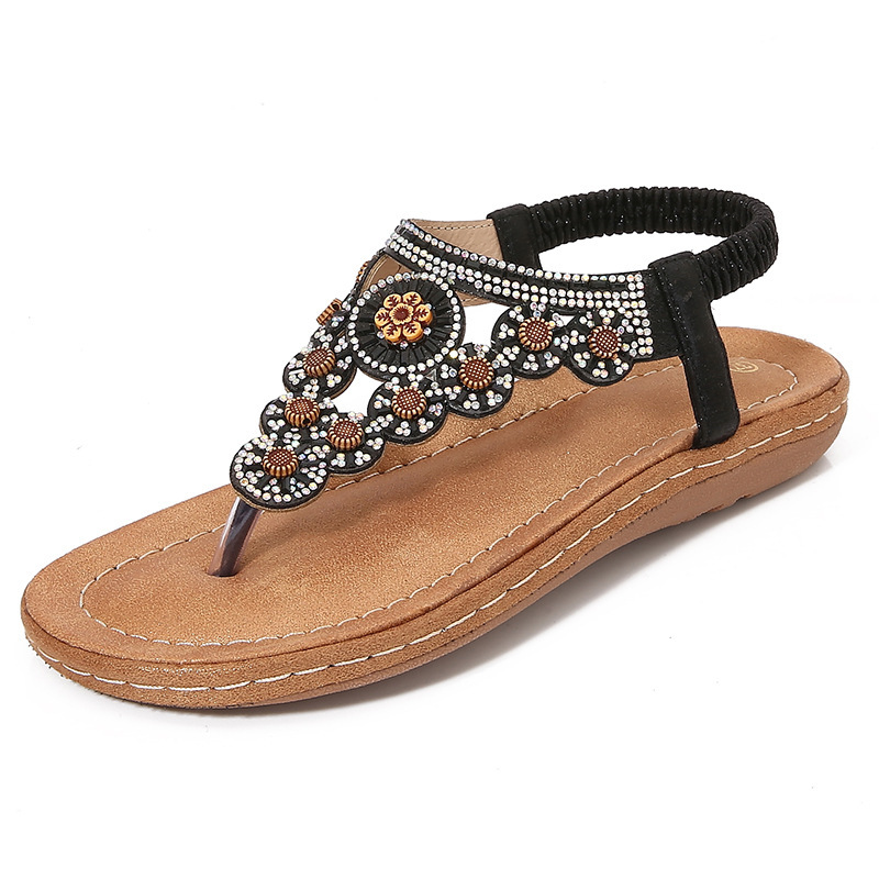 🔥Last Day Promotion 50% OFF - Women's New Summer Rhinestone Open Toe Orthopaedic Sandals