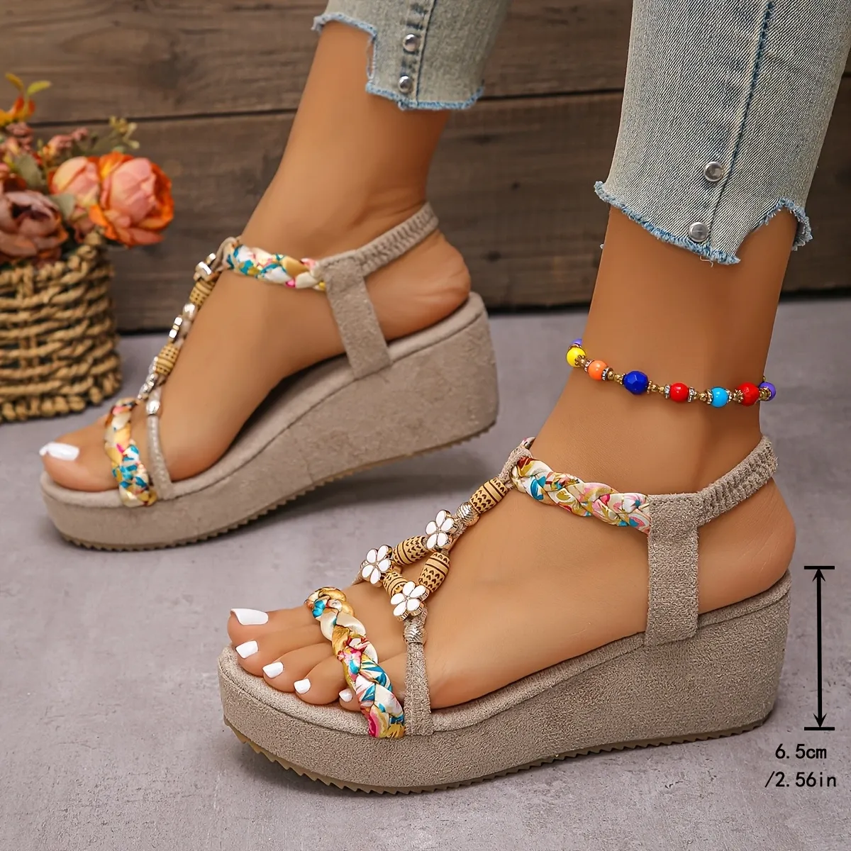 🔥LAST DAY 60% OFF🔥WOMEN'S BOHEMIA WEDGE ORTHOPEDIC SANDALS