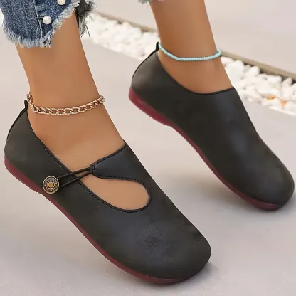 💖Last Day Promotion 60% OFF - Women's leather soft-soled non-slip shoes