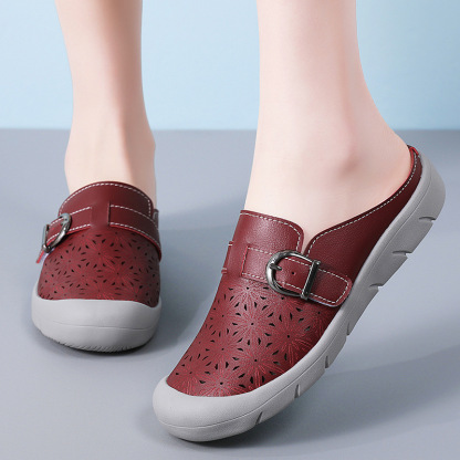 💖Last Day Promotion 60% OFF - Women's Slip-on Leather Soft-soled Shoes