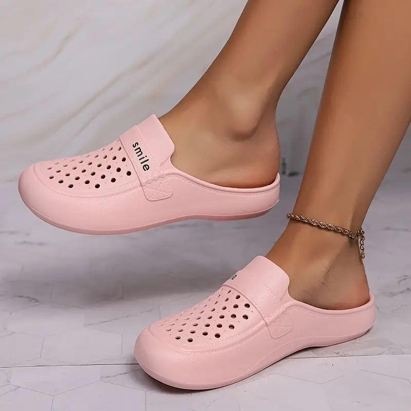 Indoor & Outdoor Solid Color Lightweight Anti-Slip EVA Slide Shoe