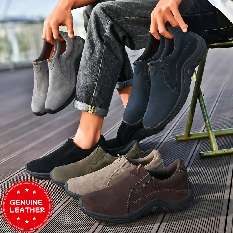 ⏰Last Day 45% OFF 🔥Men's Handmade Genuine Leather Orthopedic Outdoor Warm Snow Boots