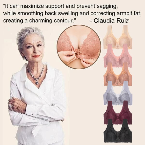 Front Closure 5D Shaping Wire-Free Support Bra