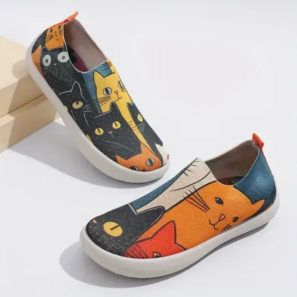 Funny Cat Sneakers – For Cat Lovers Who Seek Comfort and Style 🐾 ! 😺