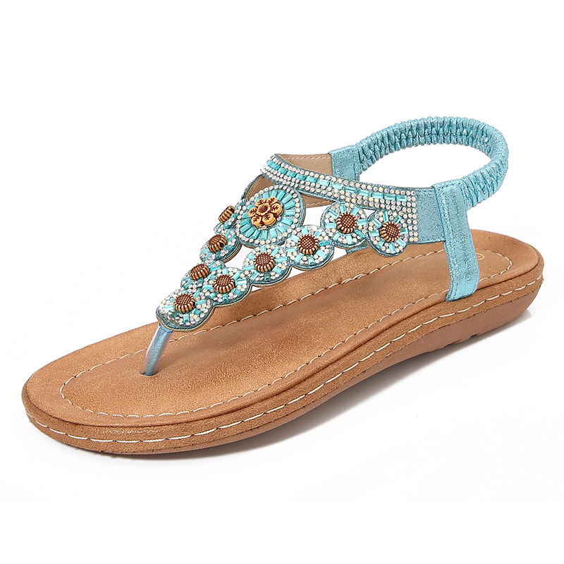 🔥Last Day Promotion 50% OFF - Women's New Summer Rhinestone Open Toe 