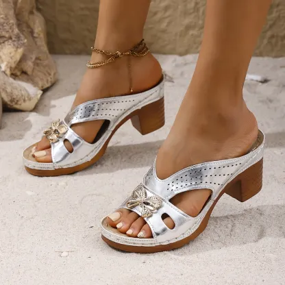 Women's  Stylish Butterfly Patter Sandals