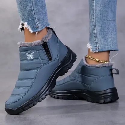 Women's Orthopedic Warm Snow Boots Waterproof Non-Slip Winter Fleece Shoes