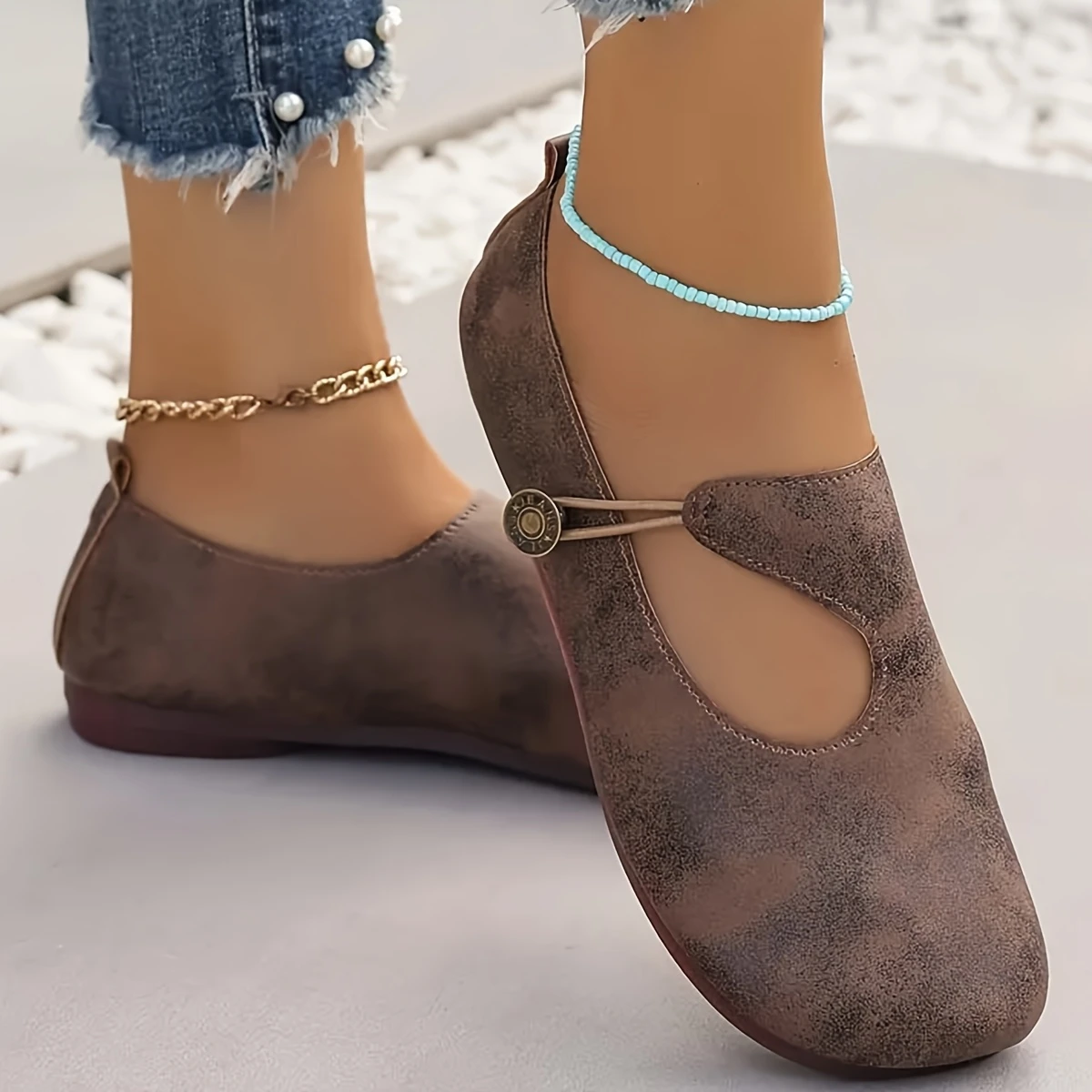 💖Last Day Promotion 60% OFF - Women's leather soft-soled non-slip shoes