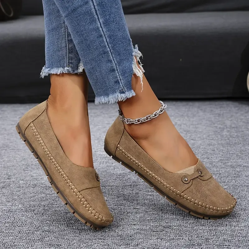 💖Last Day Promotion 60% OFF - Women's Leather Soft-soled Non-slip Shoes