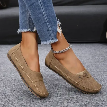 💖Last Day Promotion 60% OFF - Women's Leather Soft-soled Non-slip Shoes