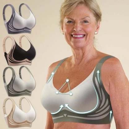  Super gather bra | Wireless Push-up Bra👍No more sagging breasts