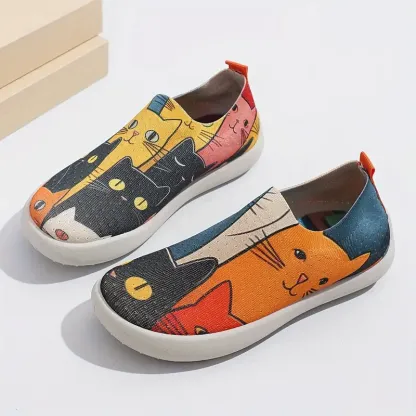 Funny Cat Sneakers – For Cat Lovers Who Seek Comfort and Style 🐾 ! 😺