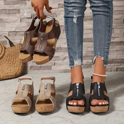   🔥LAST DAY PROMOTION 50% OFF - WOMEN'S PLATFORM WEDGE ORTHOPEDIC SANDALS £