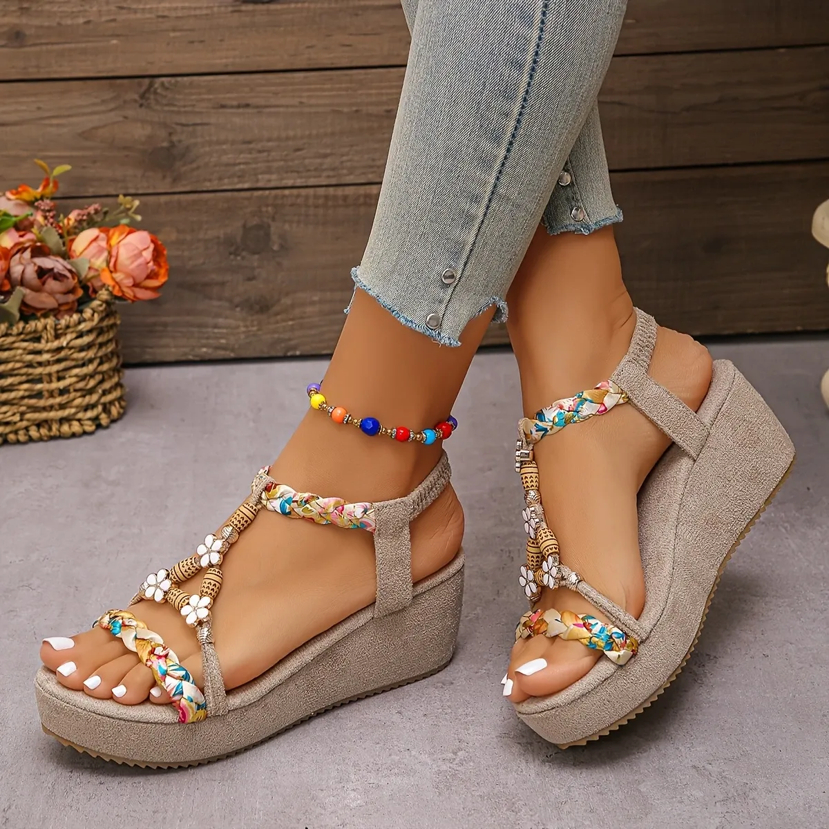 🔥LAST DAY 60% OFF🔥WOMEN'S BOHEMIA WEDGE ORTHOPEDIC SANDALS
