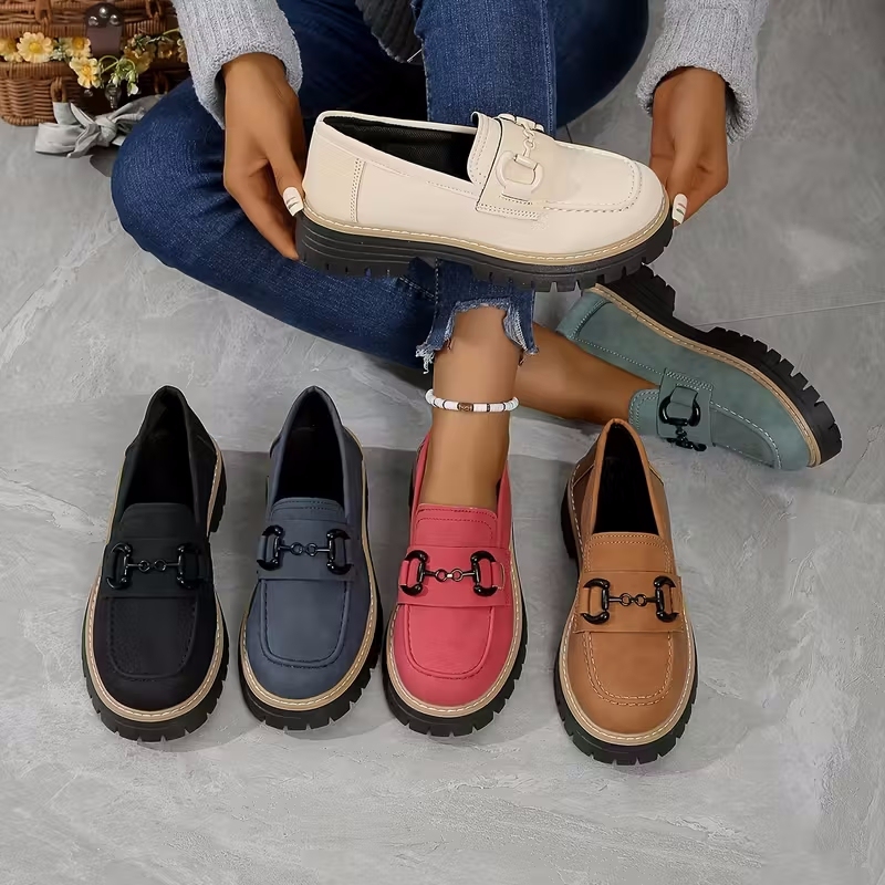 🔥Last Day Promotion 50% OFF - Women's Fashion Thick Sole Loafers