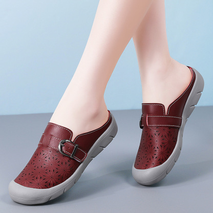 💖Last Day Promotion 60% OFF - Women's Slip-on Leather Soft-soled Shoes