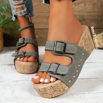   🔥LAST DAY PROMOTION 50% OFF - WOMEN'S PLATFORM WEDGE ORTHOPEDIC SANDALS 