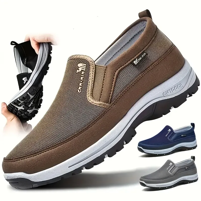Men's Orthopedic Slip-On Walking Sneakers