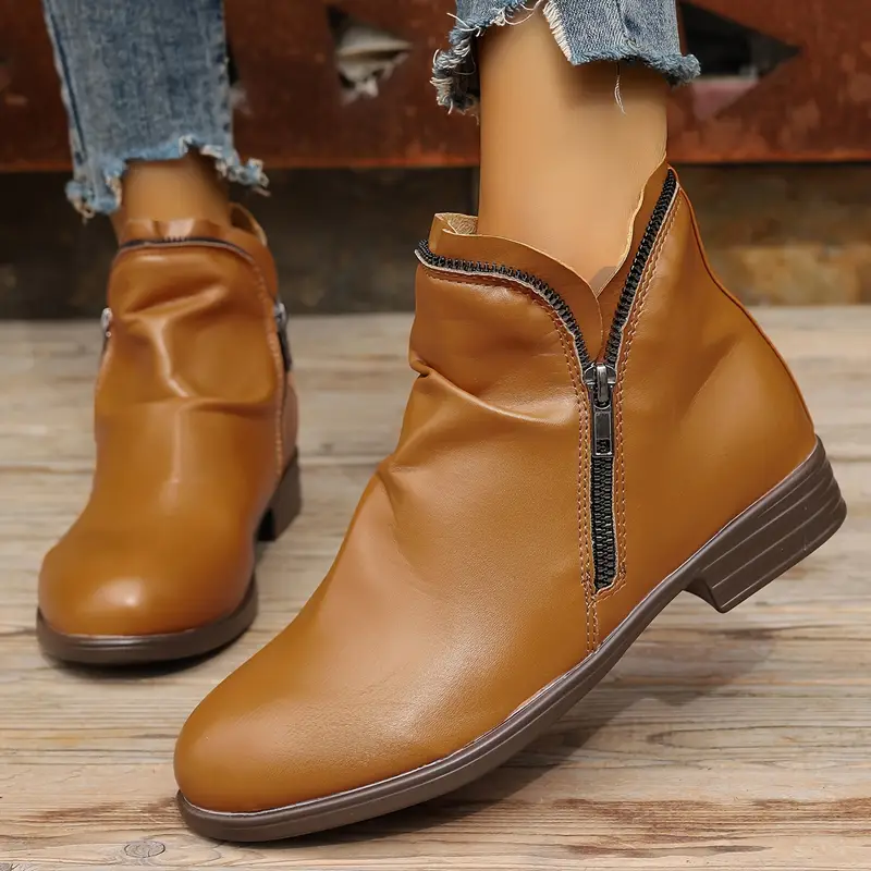 🔥Last Day Promotion 50% OFF - Women's Comfortable Handmade Leather Foot Support Boots